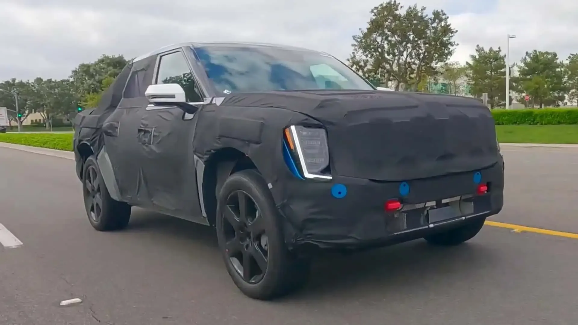 Kia sta testando un pick-up elettrico
