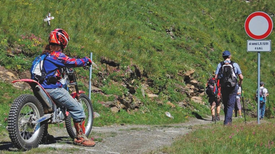 La Lombardia apre i sentieri di montagna ai mezzi a motore. Viva la transizione ecologica!