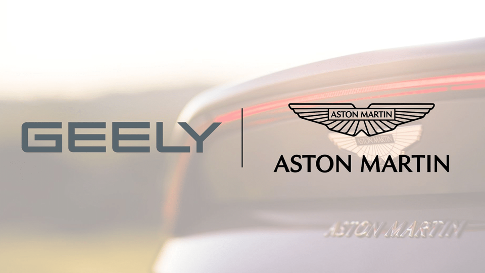 Geely aumenta la sua quota di partecipazione in Aston Martin