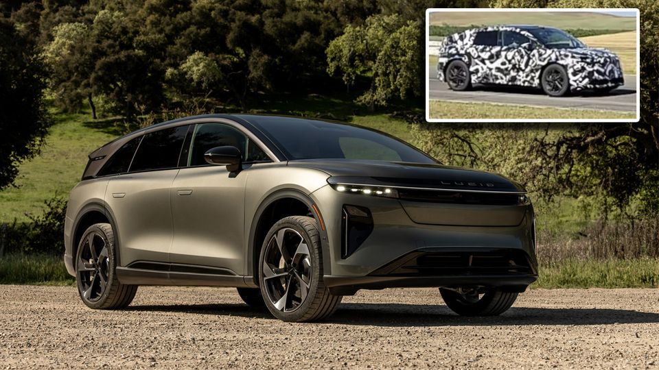 Lucid Cosmos si mostra in nuove foto spia e prepara la sfida a Tesla Model Y
