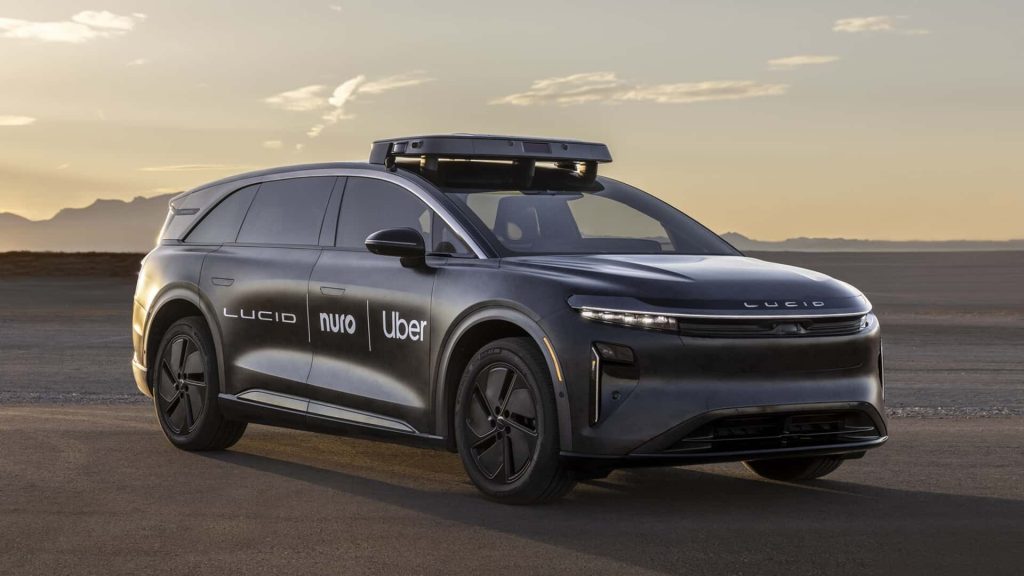 Lucid Gravity versione robotaxi uber | Elettronauti.it