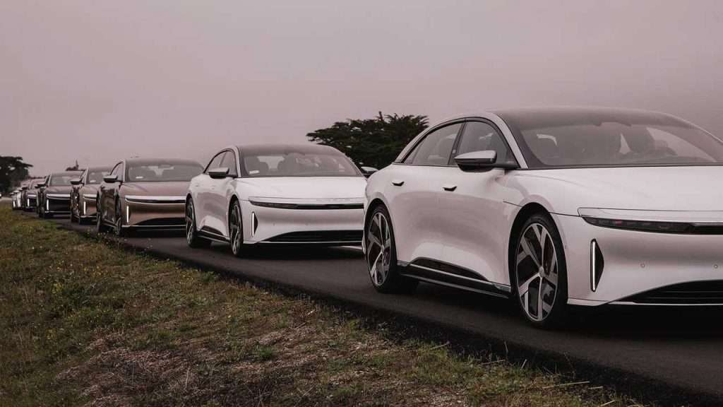 Lucid Air in california