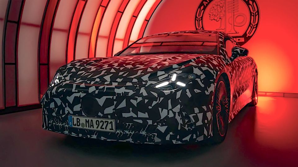 Mercedes-AMG elettrica: super berlina da 1.000 CV sfida Taycan