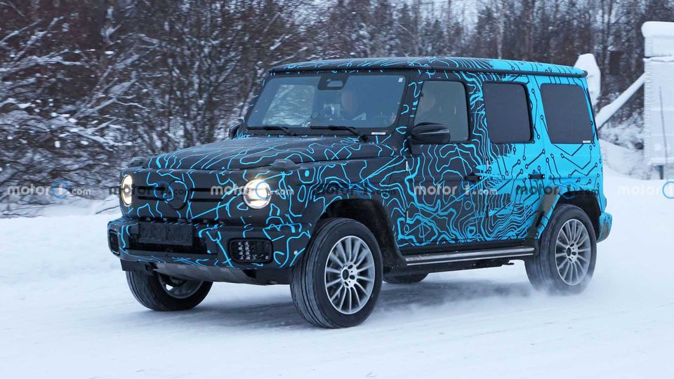 Mercedes EQG, ecco i test sulla neve