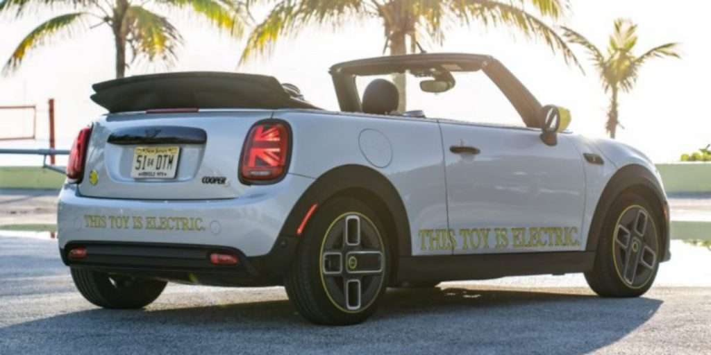 posteriore mini elettrica cabrio
