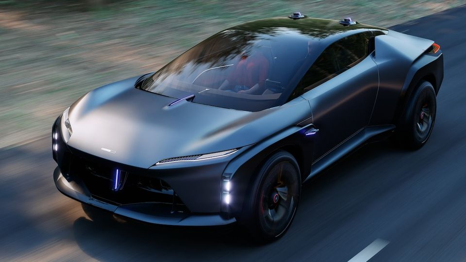 Il concept Overland elettrico da 777 CV di Italdesign ha debuttato a Pechino