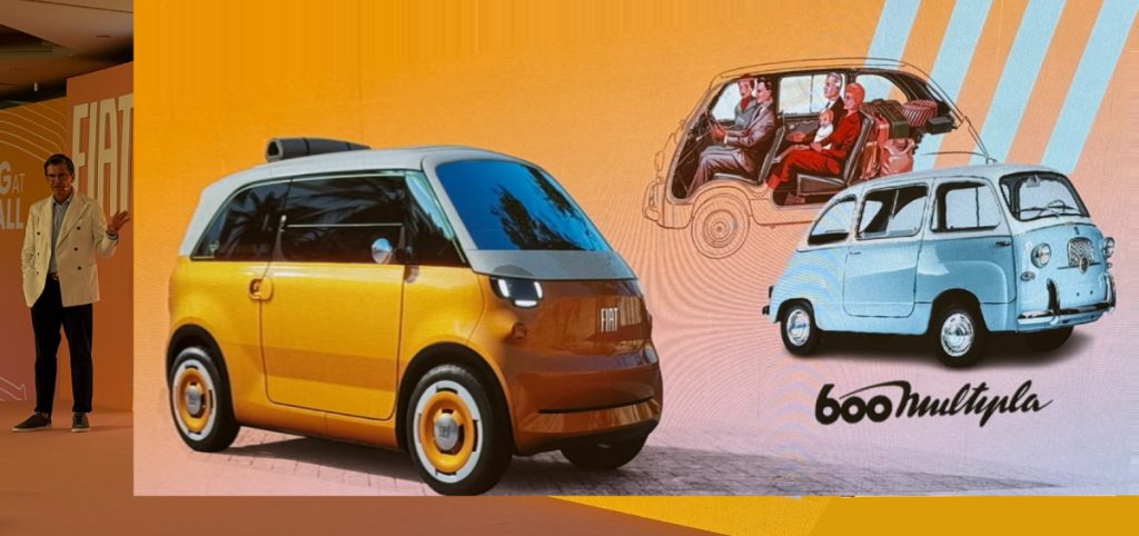 Fiat riscopre il mito della Multipla e lancia una microcar elettrica a quattro posti | Elettronauti.it