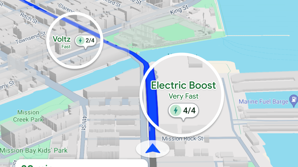 Nuove funzioni per la ricarica dei veicoli elettrici sono in arrivo su Google Maps
