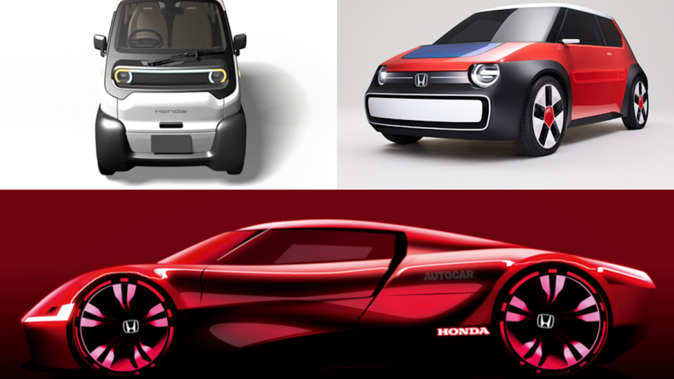 Honda annuncia tre nuove auto elettriche