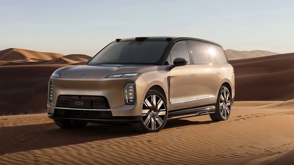 nio es9 - vista frontale