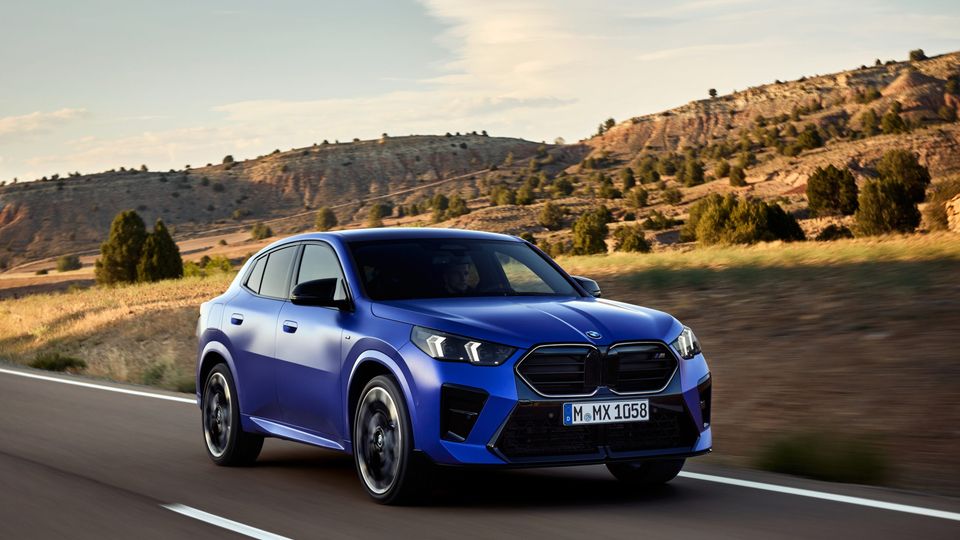 Nuova BMW X2 vista anteriore
