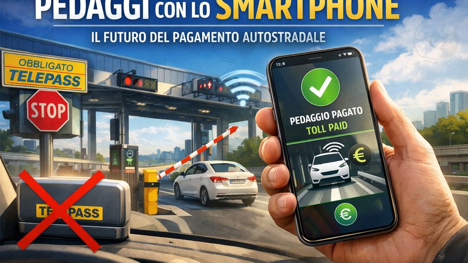 In avvicinamento al casello non serve più il Telepass ma basta lo smartphone con Smart Pass