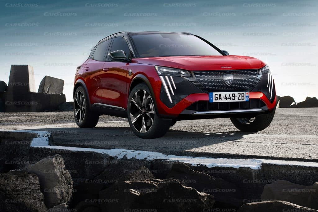Peugeot e-3008 2023 render | Elettronauti.it