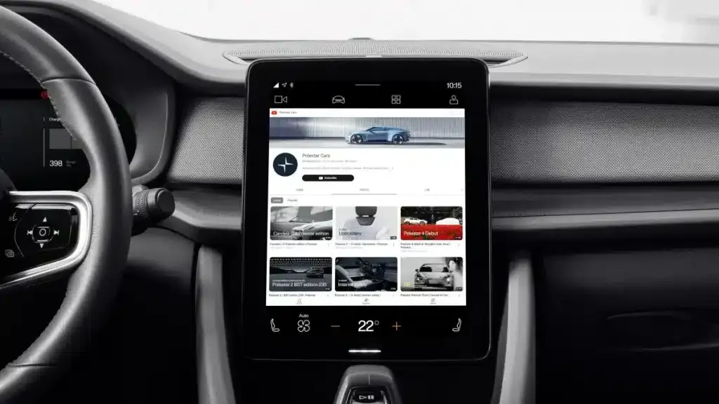 L'ultimo aggiornamento OTA di Polestar 2 aggiunge YouTube, oltre agli aggiornamenti a Range Assist e Apple CarPlay | Elettronauti.it