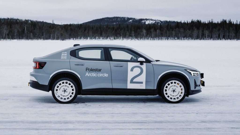 polestar 2 circolo artico laterale