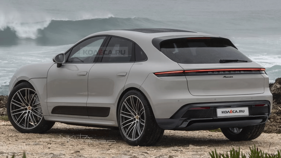 Porsche Macan EV Posteriore