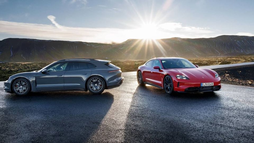 Porsche lancia tre nuovi modelli Taycan EV, aggiungendo più prestazioni e autonomia