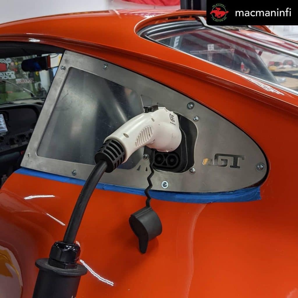 porsche 911 964 elettrificata presa