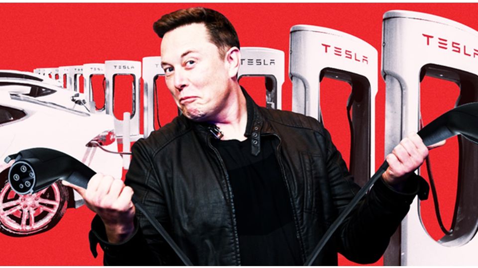 Il software Tesla prevede la disponibilità dei Supercharger