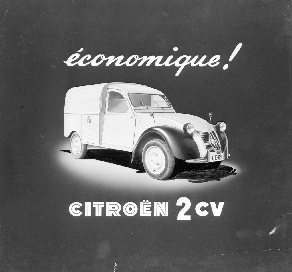 pubblicità Citroën 2cv fourgonette 1951 - 2023 | Elettronauti.it