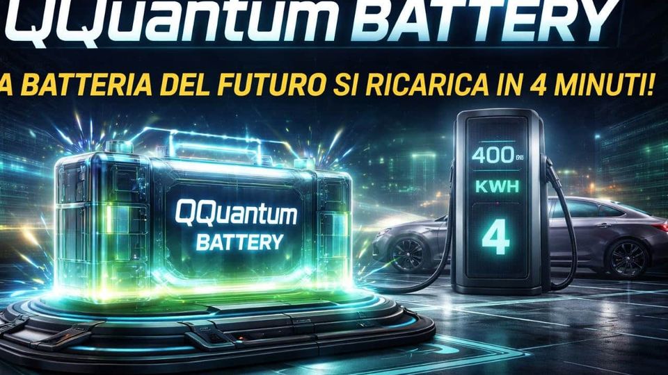 QQuantum Battery: la batteria del futuro che si ricarica in 4 minuti