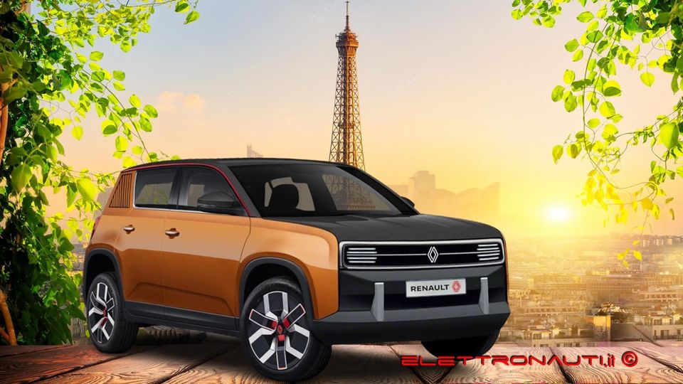 R4 Renault e torre Eiffel