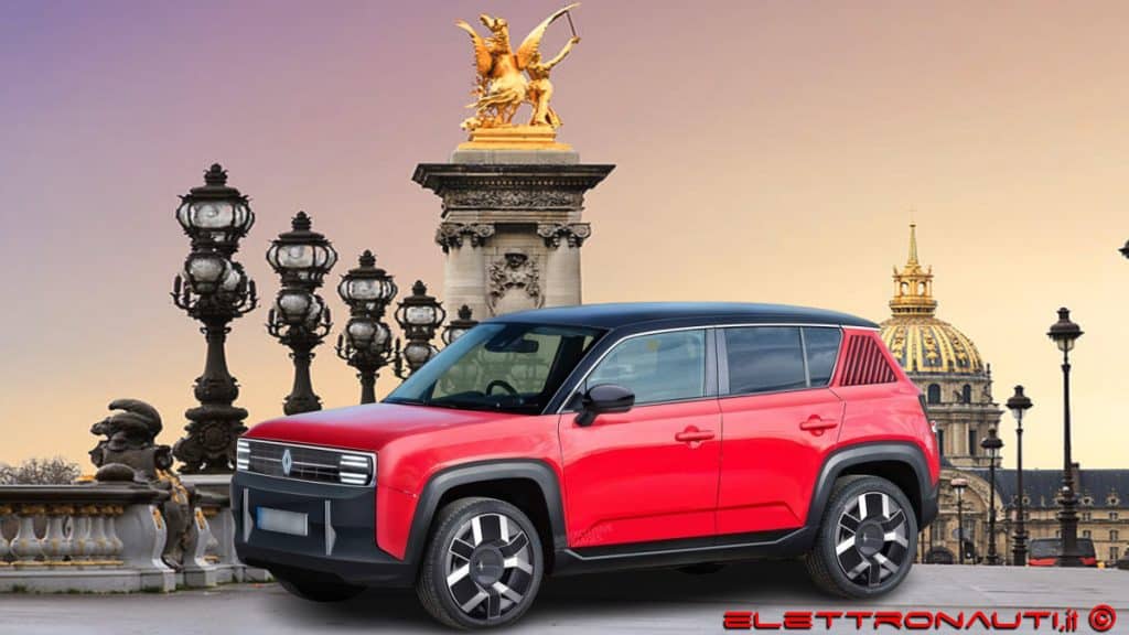 Render Renault R4 Fronte | Elettronauti.it