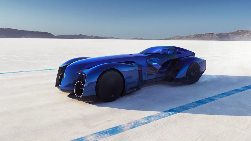 Renault con la "Filante" - punta a battere il record di autonomia