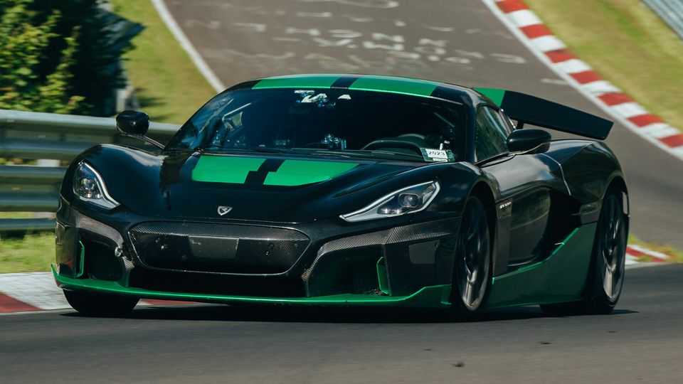 rimac nevera time attack
