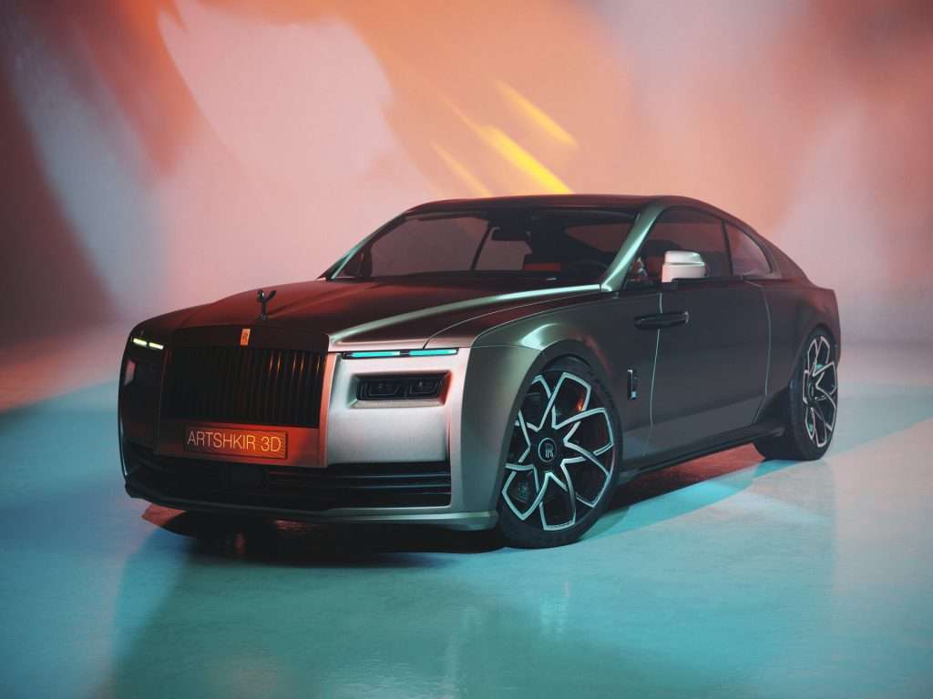 rolls royce spectre anteriore