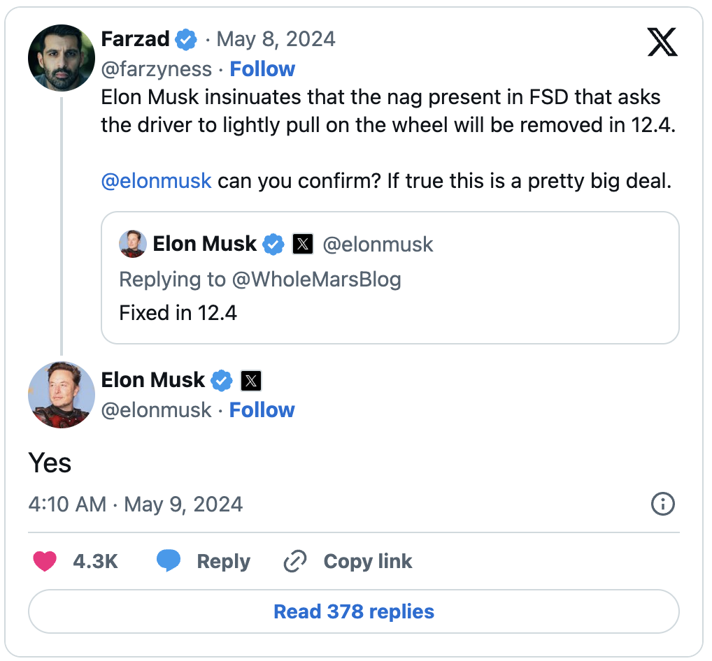 Tesla FSD 12.4 | Elettronauti.it