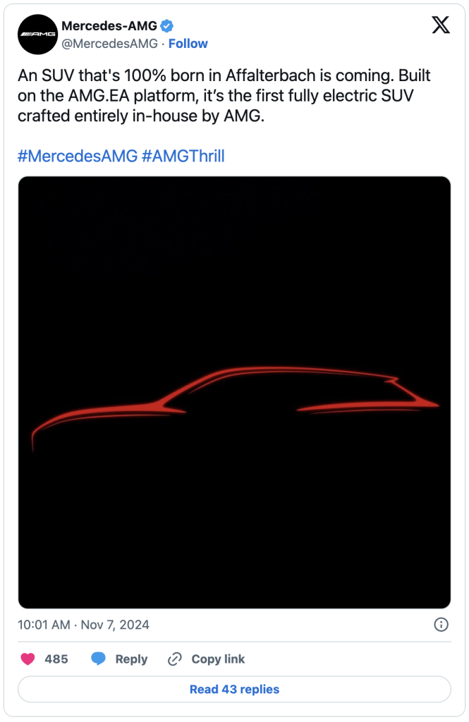 post X - Mercedes-AMG SUV elettrico | Elettronauti.it