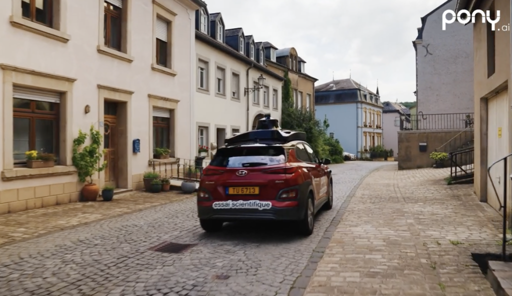 Pony.ai porta i Robotaxi in Europa: al via i test su strada in Lussemburgo | Elettronauti.it