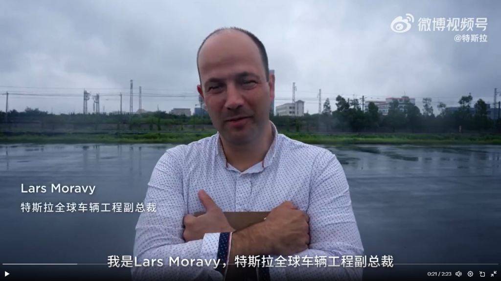 Lars Moravy di Tesla | Elettroanuti.it