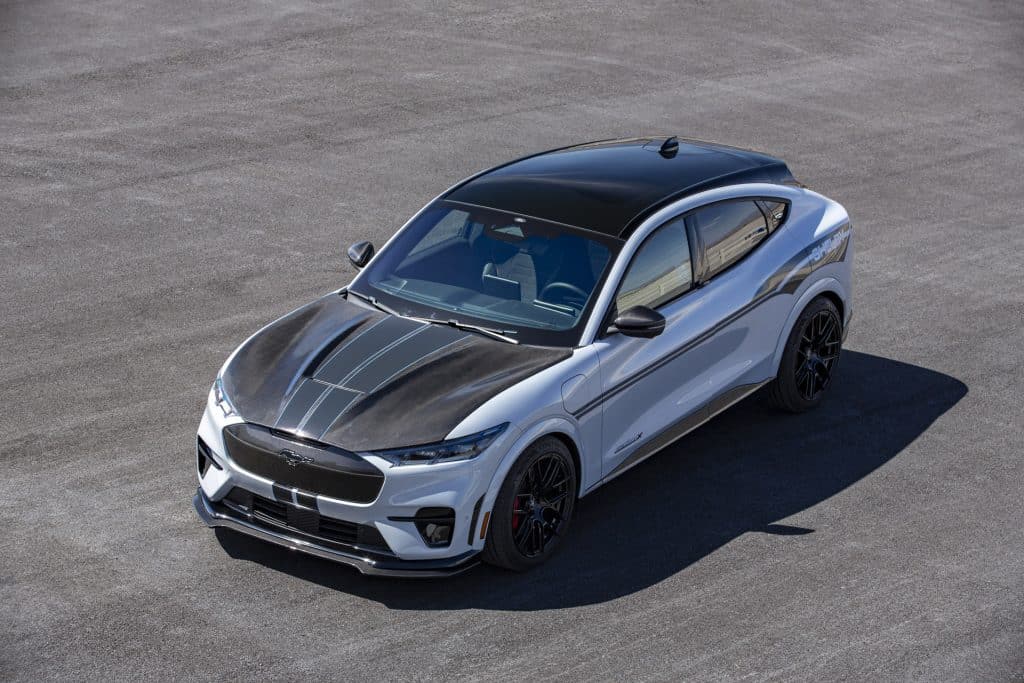 Shelby Mustang Mach-E gt vista dall'alto | Elettronauti.it