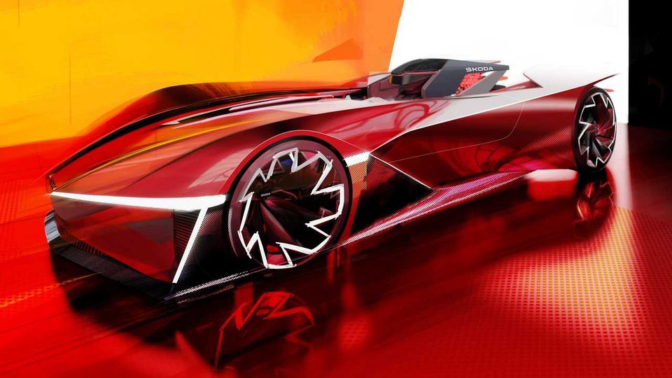 Skoda Vision GT Anteriore
