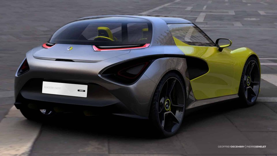 Smart Roadster Elettrica Posteriore