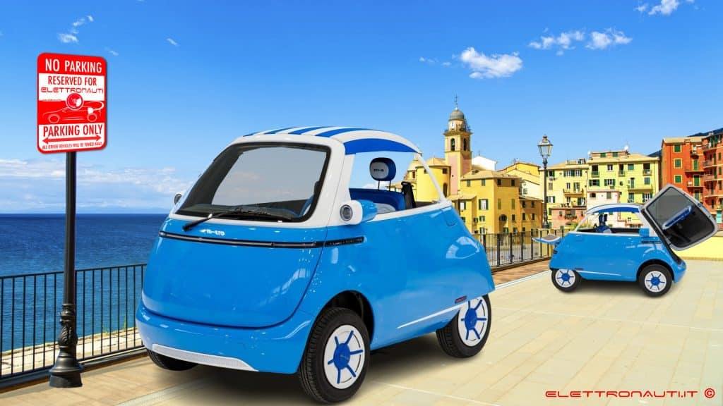 Microlino Spiaggina - Presentata al Salone dell'auto di Parigi | Elettronauti.it