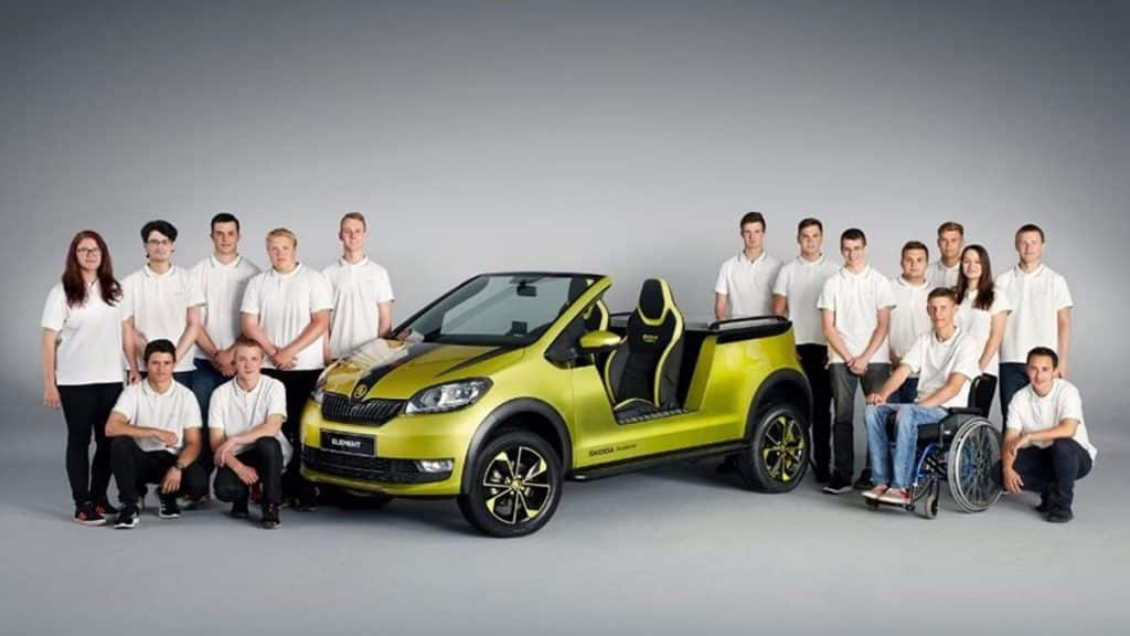 29 studenti di scuola professionale Škoda, stanno creando una Enyaq - eCamper | Elettronauti.it