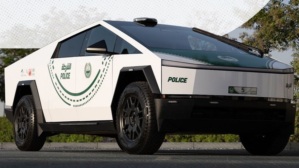 Dubai Police Tesla Cybertruck