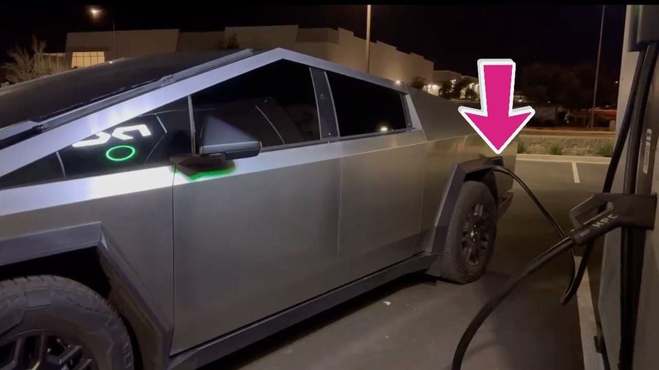Un Cybertruck fornisce elettricità per rifornimenti ICE