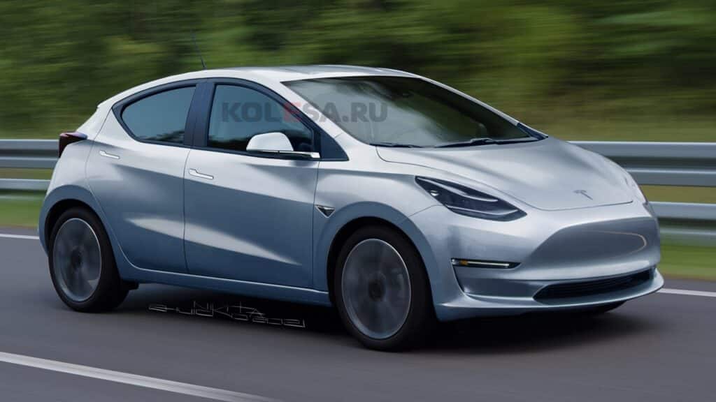 Tesla Model 2 Render Anteriore | Elettronauti.it