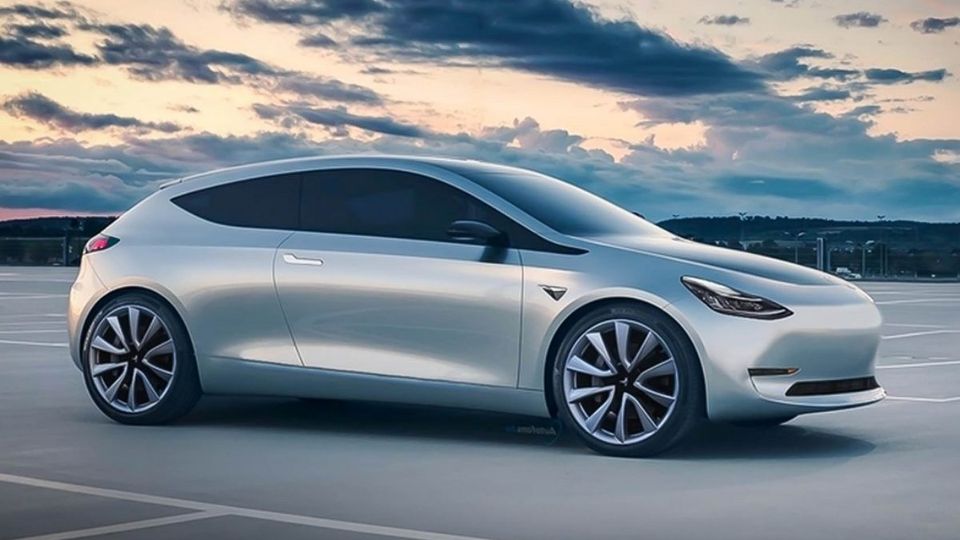 Tesla Model 2 Render Laterale