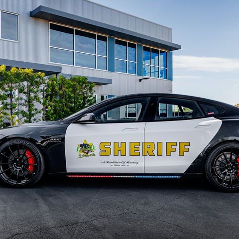 Tesla Model S Plaid per il "LAPD"