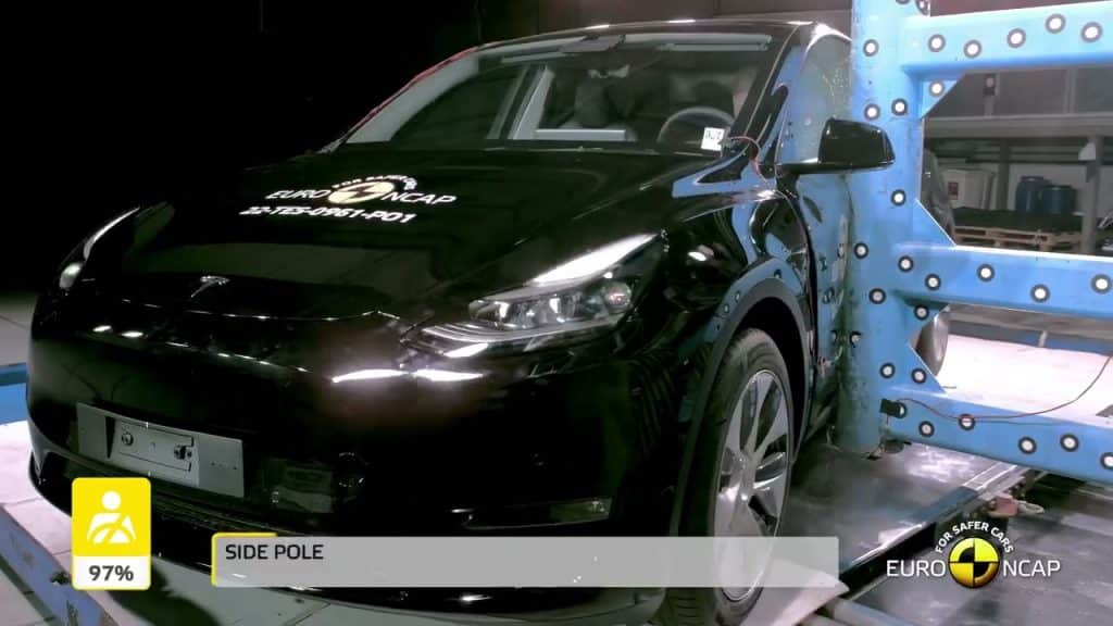 Tesla Model Y Crash Test Anteriore | Elettronauti.it