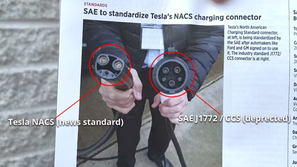 Tesla NACS e SAE j1772 ccs | Elettronauti.it