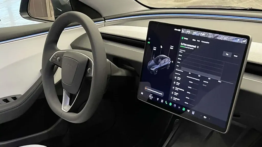 Tesla Model 3 Highland senza leva del cambio | Elettronauti.it