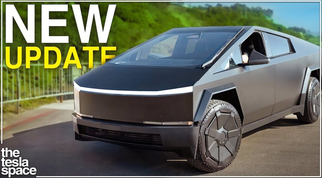 Avvistato un Cybertruck wrappato di un "total black" opaco! | Elettronauti.it
