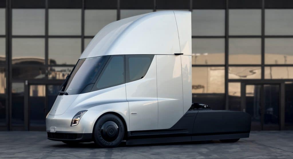 Tesla Semi Laterale