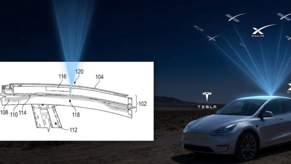brevetto tesla starlink tetto